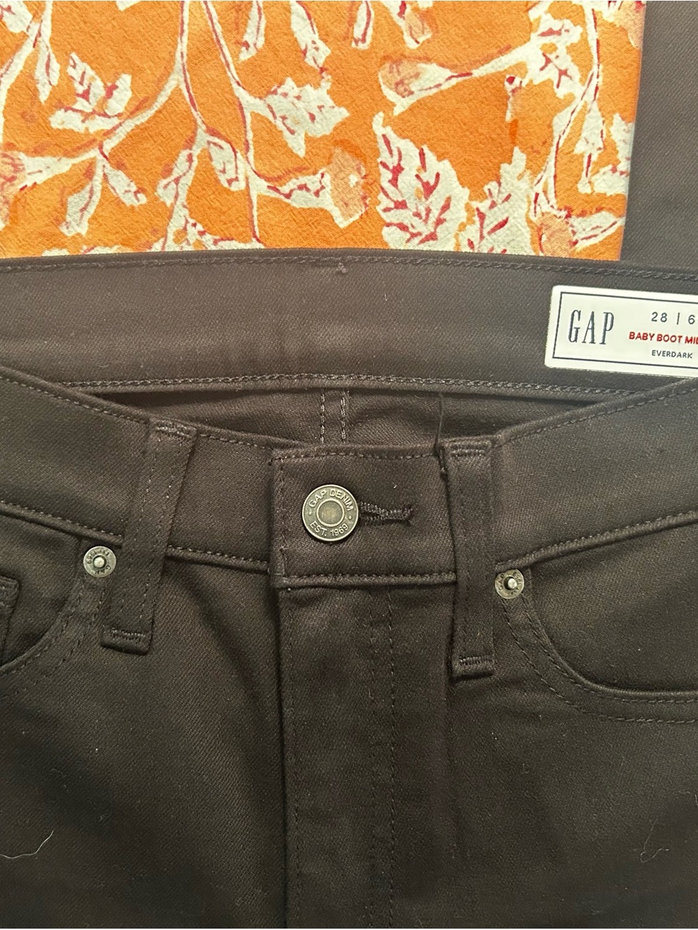 GAP Women’s Black Baby Bootcut Jeans